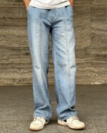 Stripe Blue Jeans - Image 2