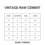 Vintage Raw Cement Denim - Image 5
