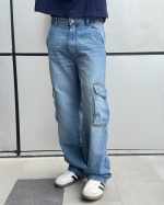 Sky Blue Cargo Denim
