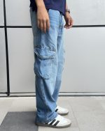 Sky Blue Cargo Denim - Image 3